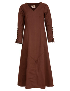 Lange mittelalterliche Tunika aus Baumwolle, Modell... 2