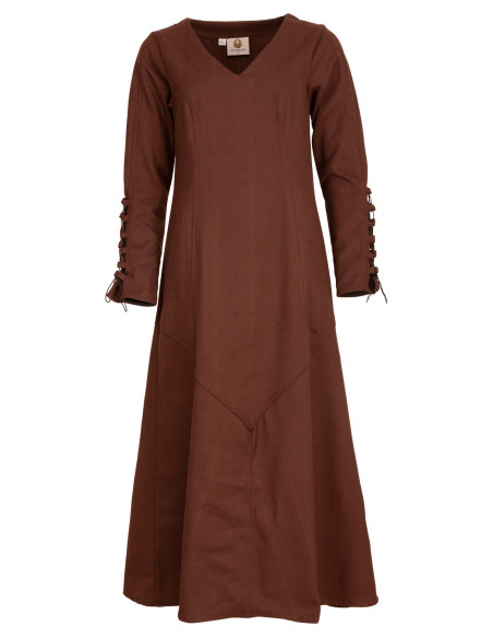 Túnica medieval larga en algodón...