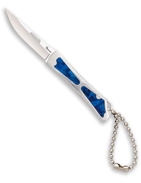 Albainox feltkniv med blå stålhåndtag...