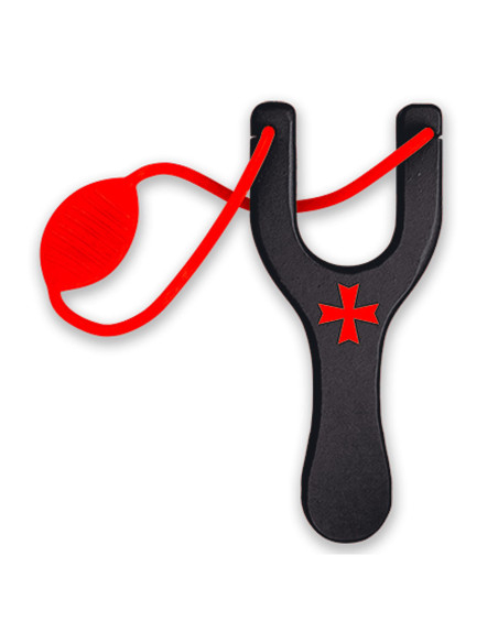 Kruis Templariën in zwart hout met...