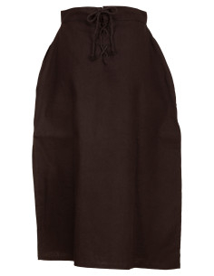 Middeleeuwse rok van katoen, model Antaris, kleur zwart 2