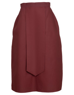Middeleeuwse katoenen rok model Antaris, kleur bordeaux