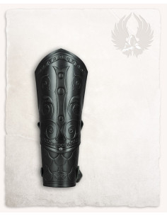 Mittelalterliche Lederarmbänder Modell Gawain, schwarze... 2