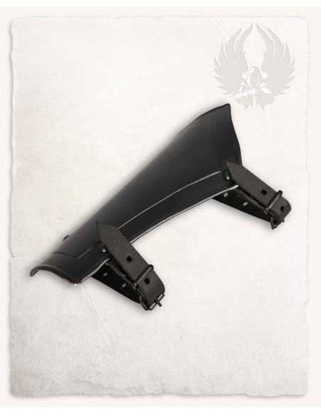 Brazales medievales acero ennegrecido...