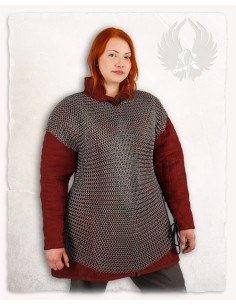 Kettingmaille zonder mouwen, olieafwerking (10 mm.)