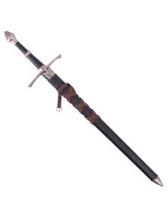 Espada cadete con vaina, pomo y guarda níquel 2