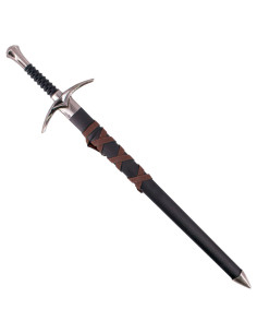 Espada cadete con vaina, pomo y guarda níquel 2