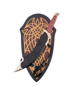 Cuchillo Elfo con vaina y soporte