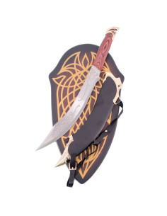Cuchillo Elfo con vaina y soporte 2