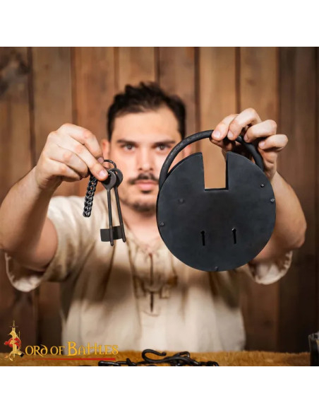 Handgeschmiedetes Vorhängeschloss aus...