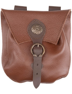 Celtische tas voor riem - Bruin