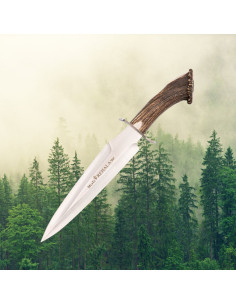 Cuchillo Remate de caza Rehala-27S de Muela