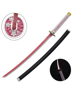 Katana Kanao Tsuyuri de Kimetsu No Yaiba, hoja con LED