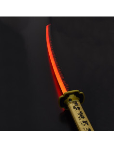 Katana Tsugikuni Yoriichi van Kimetsu No Yaiba, blad met LED 2