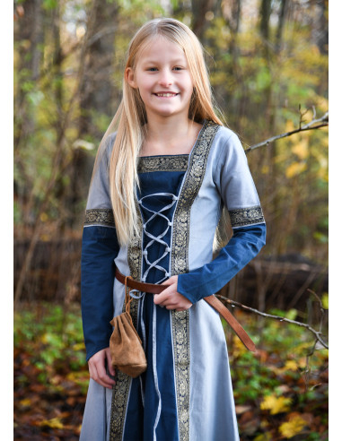 Vestido Medieval niña Leonor en manga...