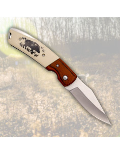 Navaja marca Third mango decorado Jabalí (19,2 cm)