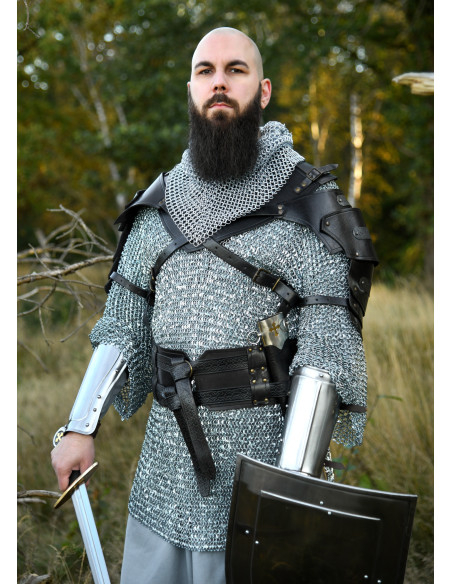 Cinturón medieval doble cuero modelo...