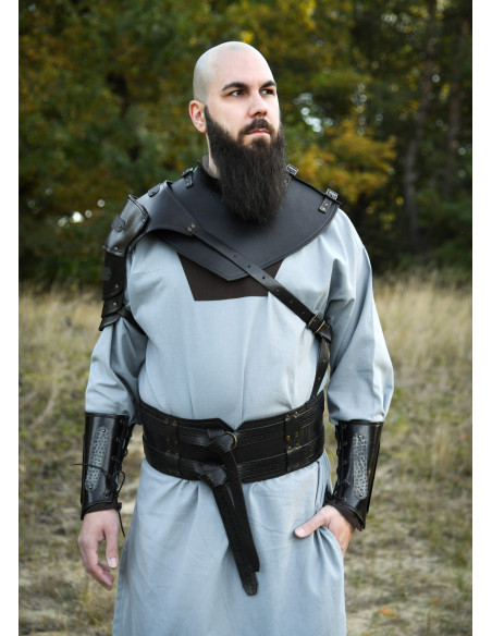 Gorjal medieval cuero modelo Balor,...