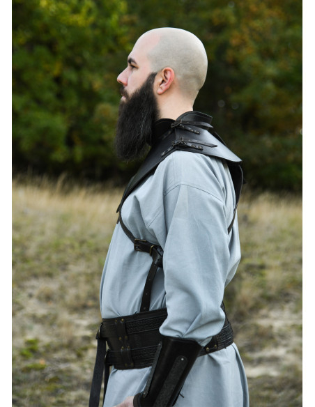 Gorjal medieval cuero modelo Balor,...