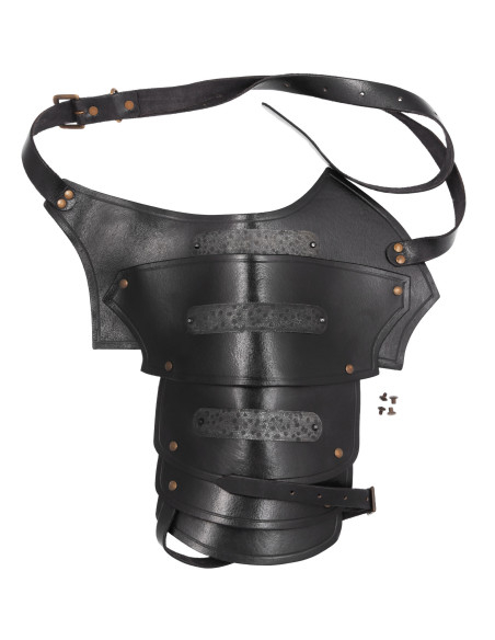 Hombrera medieval cuero modelo Balor,...