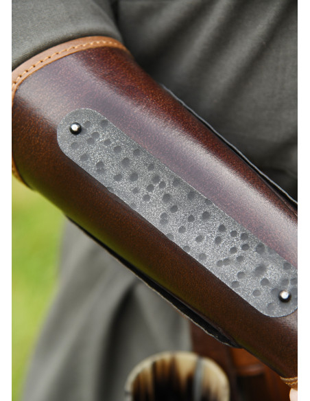 Middeleeuwse Viking leren armband...