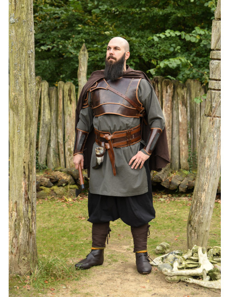 Viking middelalder armbånd i læder...