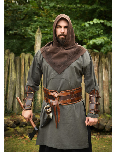 Vikinger-Armband aus Leder mit...