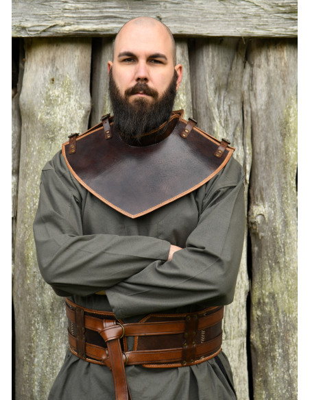 Gorjal medieval cuero modelo Arnulf,... Gorjal medieval cuero modelo Arnulf,...