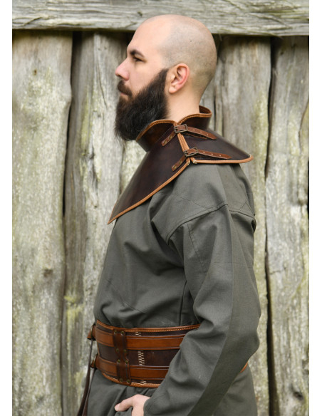 Gorjal medieval cuero modelo Arnulf,... Gorjal medieval cuero modelo Arnulf,...