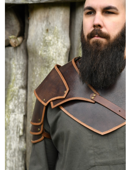 Gorjal medieval cuero modelo Arnulf,... Gorjal medieval cuero modelo Arnulf,...