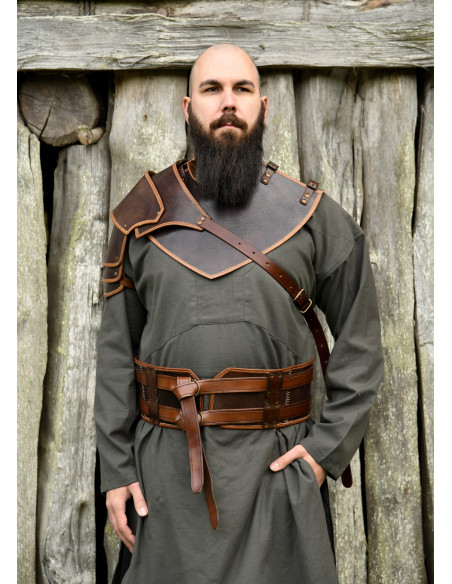Gorjal medieval cuero modelo Arnulf,... Gorjal medieval cuero modelo Arnulf,...