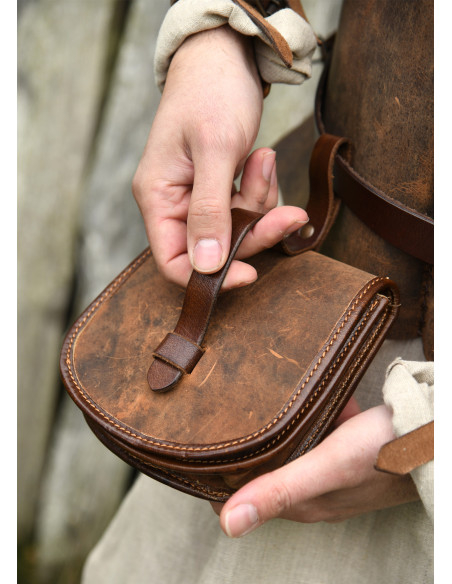 Mittelalterliche Ledertasche Modell...