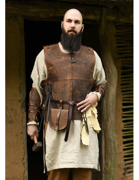 Bolso medieval cuero modelo Sindri,...