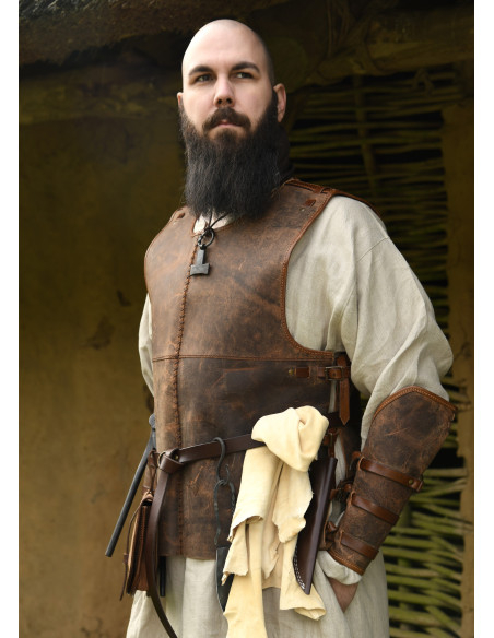 Brazalete medieval cuero modelo... Brazalete medieval cuero modelo...