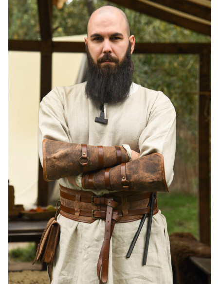 Doppeltes Leder-Mittelalter-Gürtel...