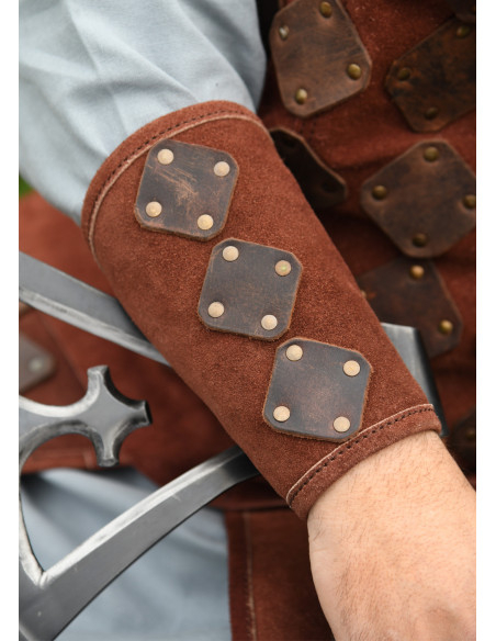 Medievales Armband aus Leder Modell...