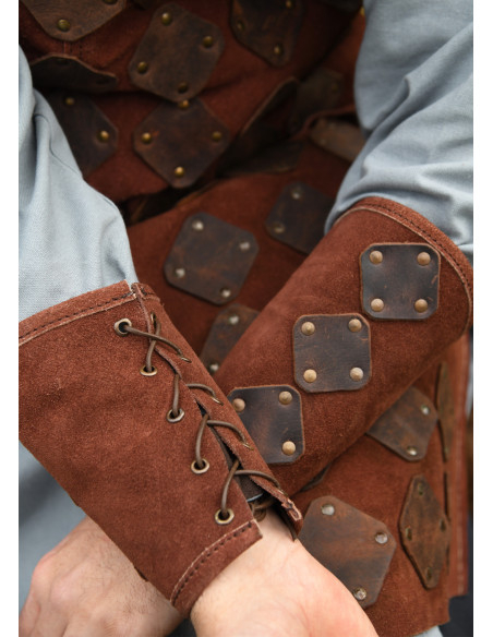 Medievales Armband aus Leder Modell...