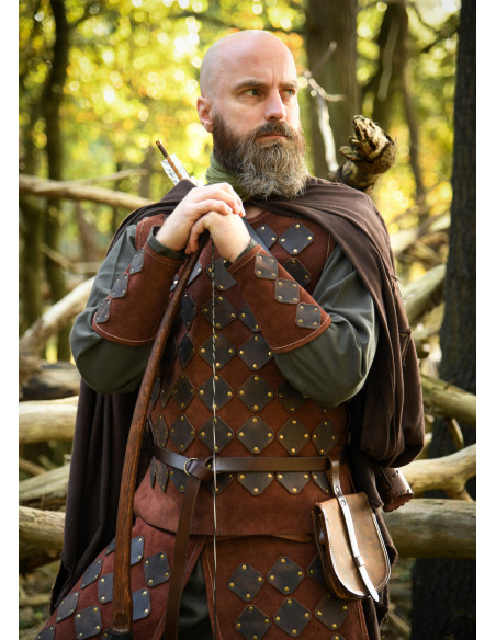 Medievales Armband aus Leder Modell...