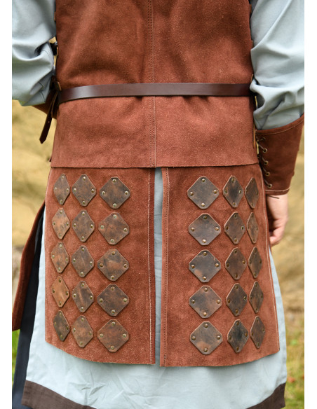 Falda medieval piel de ante modelo...