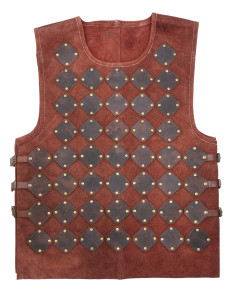 Peto medieval cuero modelo Vidar, color marrón