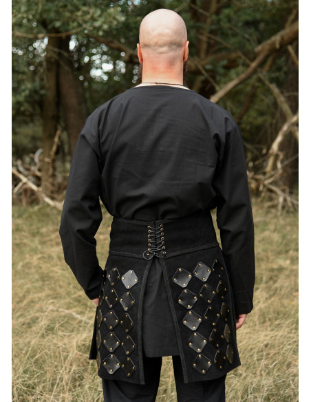 Middeleeuwse rok van suède model...