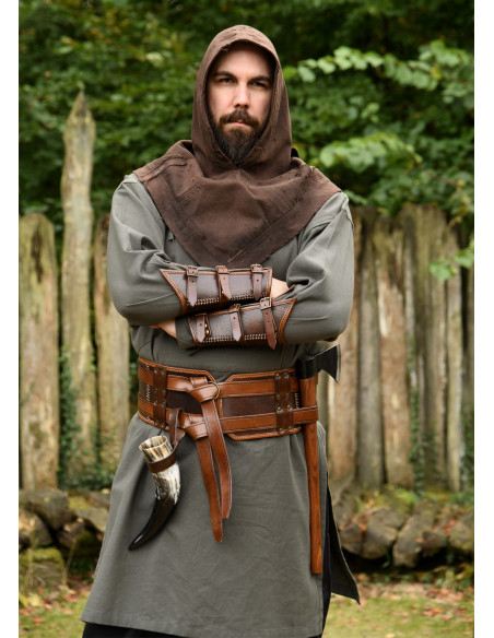 Cinturón medieval doble cuero modelo... Cinturón medieval doble cuero modelo...