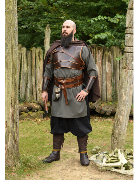 Cinturón medieval doble cuero modelo... Cinturón medieval doble cuero modelo...