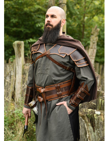 Cinturón medieval doble cuero modelo... Cinturón medieval doble cuero modelo...