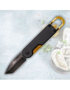 Derde merk oesteropener mes met aluminium handvat (15,5 cm)