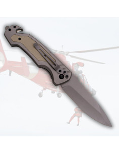 Rescue kniv Tramuntana Knives, ørken (22,8 cm.) 2