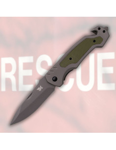 Navaja de rescarte Tramuntana Knives, grøn (22,8 cm.)