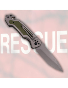 Navaja de rescarte Tramuntana Knives, grøn (22,8 cm.) 2