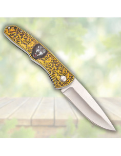 Veldmes Third decorada met wolf (20,7 cm.) 2