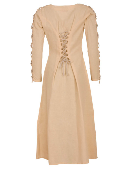 Vestido medieval largo modelo Sunna,...